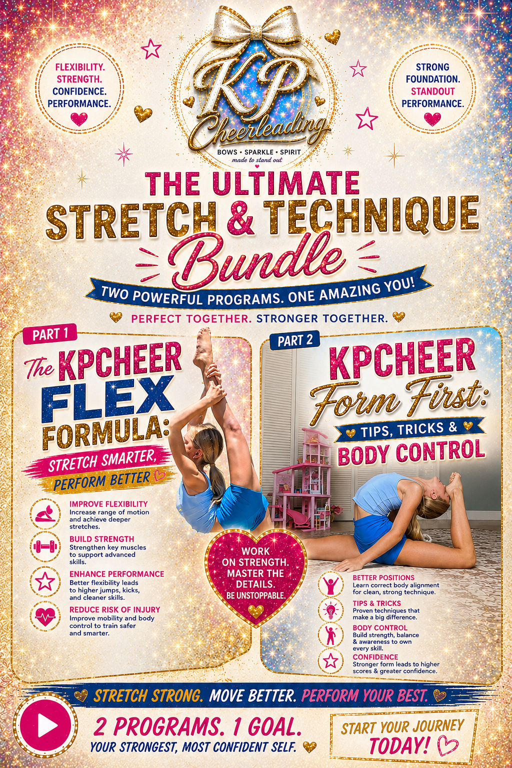 BUNDLE Part 1 & 2 Flex Formula PLUS Form First Tips, Tricks & Body Control