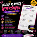Brand Planner Worksheet