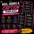 Reels, Hooks & Caption Templates