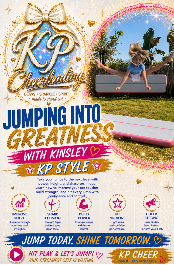 Jumping into Greatness- KP Style ✨