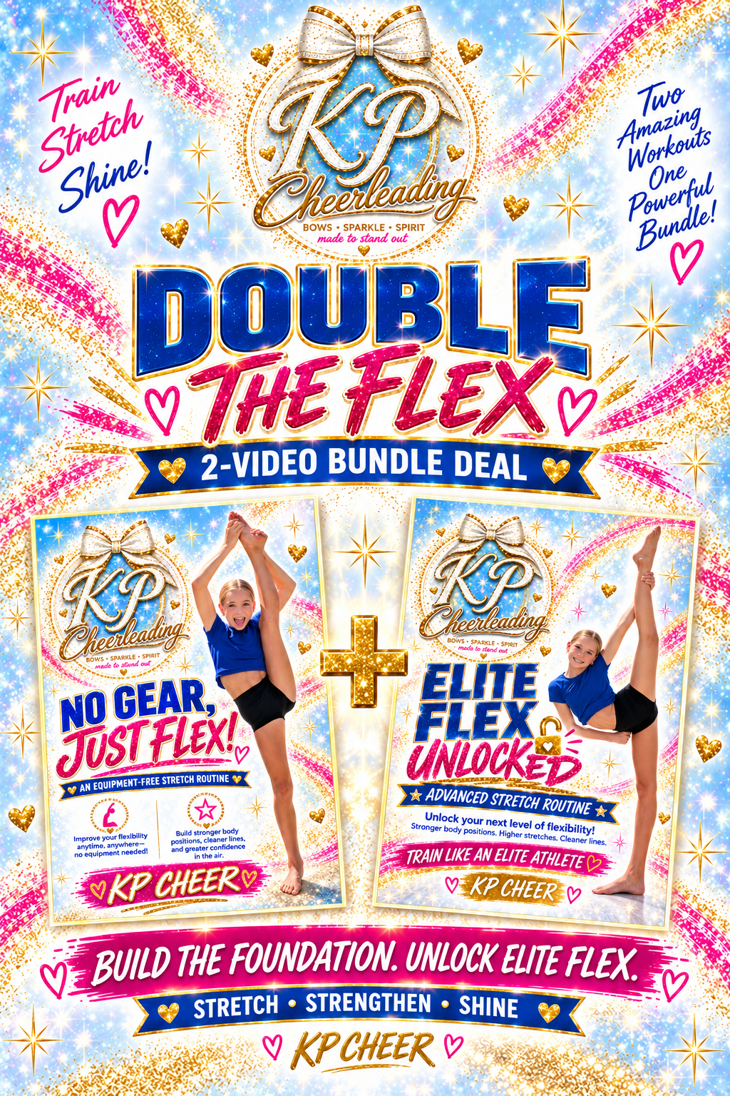 Double the Flex: Elite Flex Unlocked 🎀✨PLUS No Gear, Just Flex! 💪