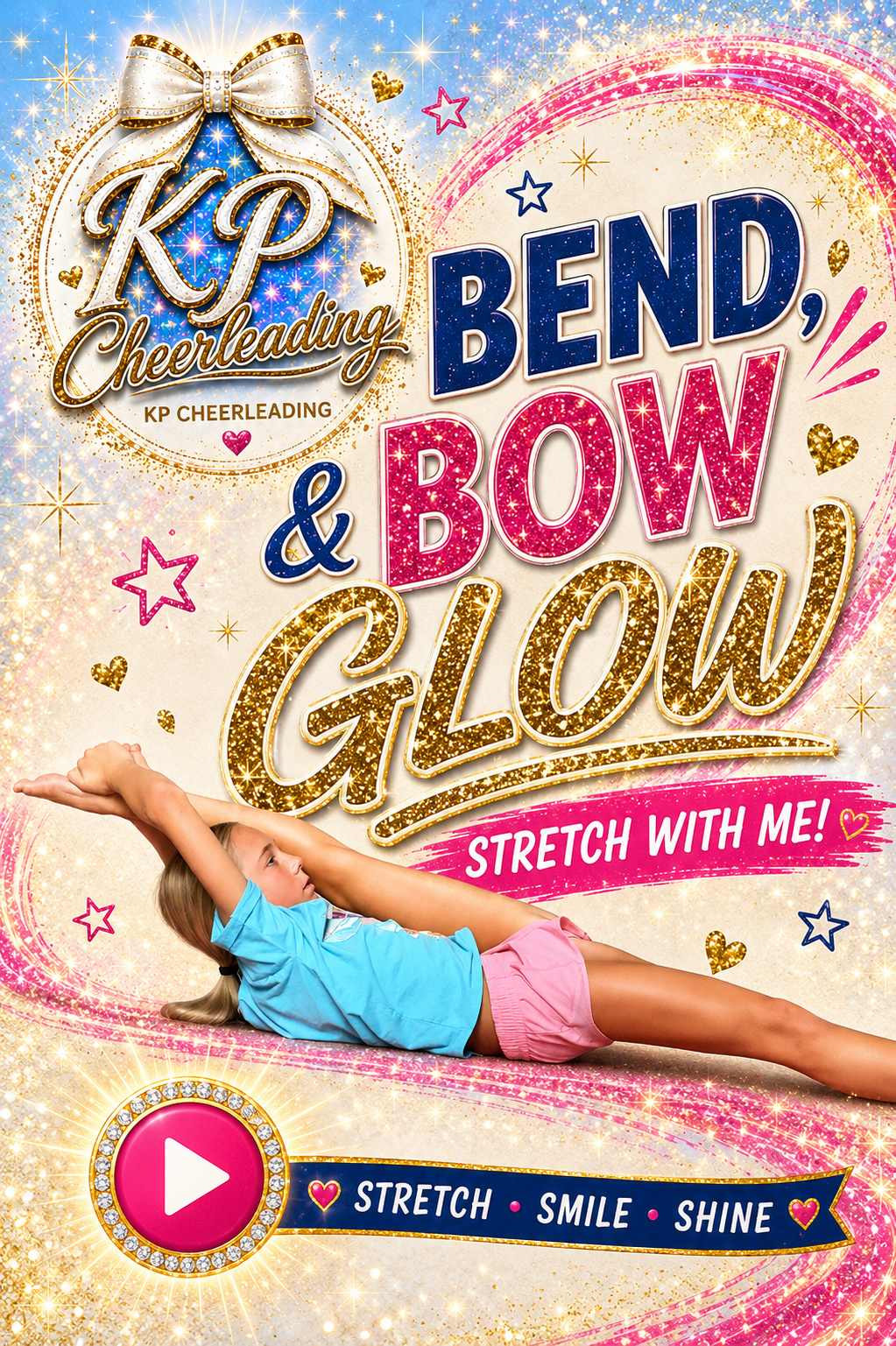 Bend, Bow & Glow: Stretch With Me! 🎀✨