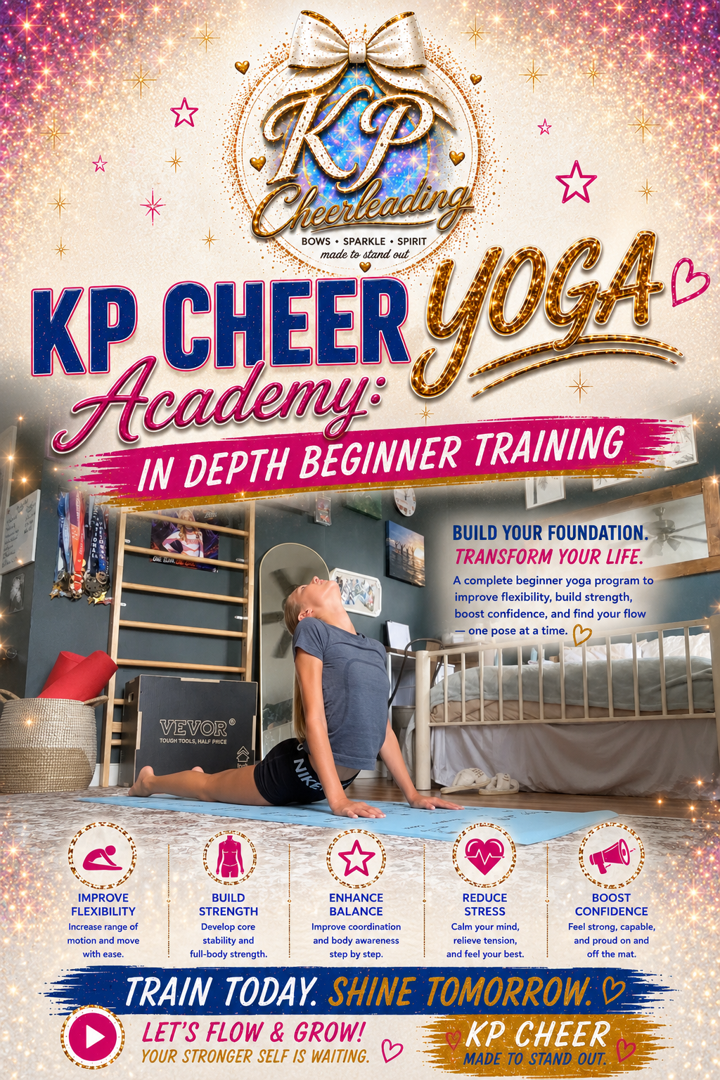 KP Cheer Yoga Academy: In Depth Beginner Training