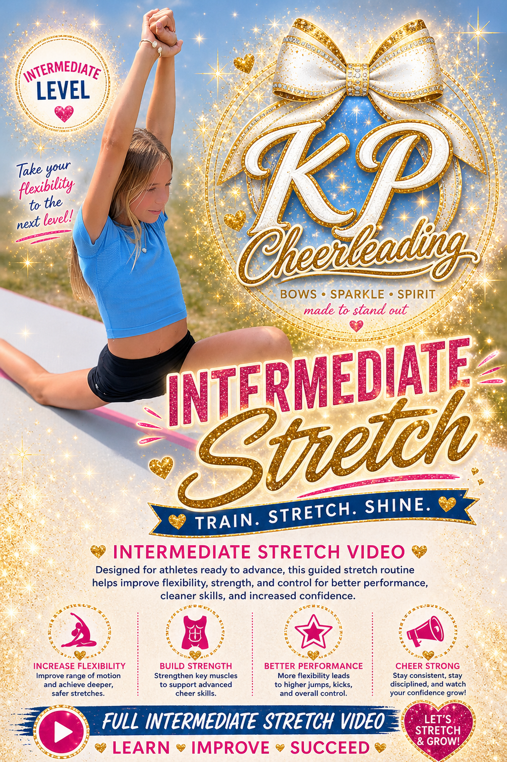 KP Cheer Performance Stretch: Intermediate Edition ✨